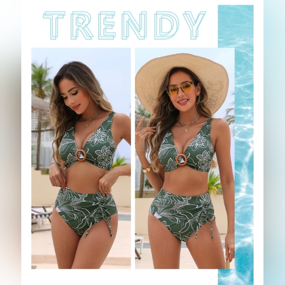 BMJL Women's High Waisted Bikini #1227 - Picture 9 of 11